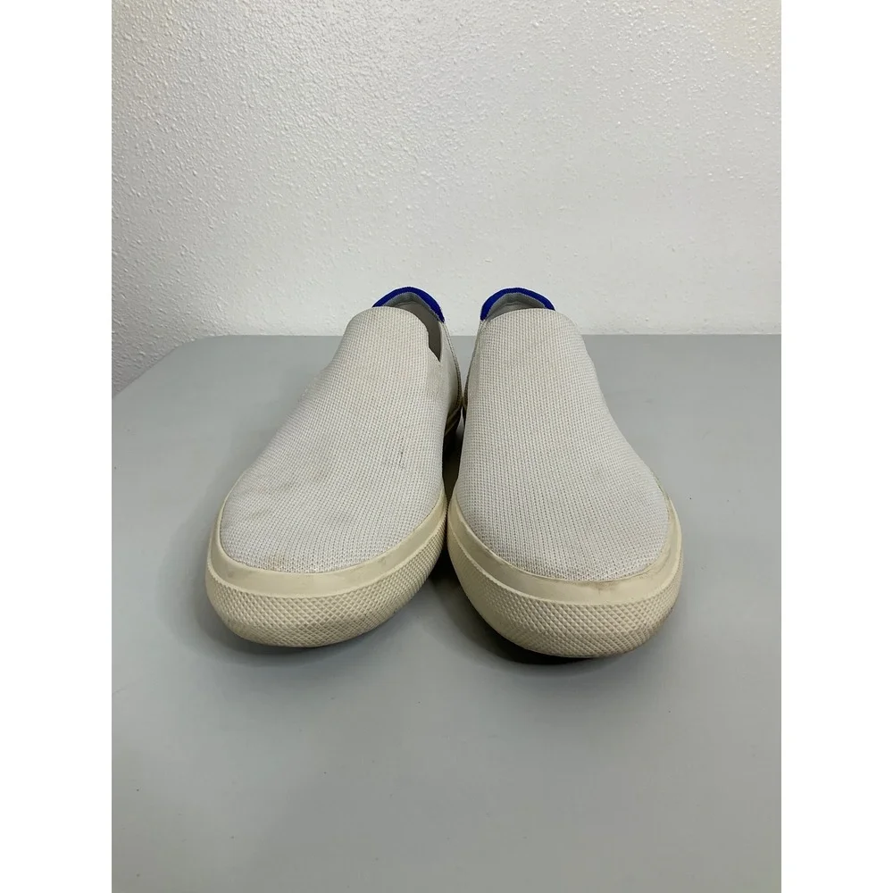 Rothys Bright White Slip On Sneakers Mens 8.5 Womens‎ 10 Knit Loafers